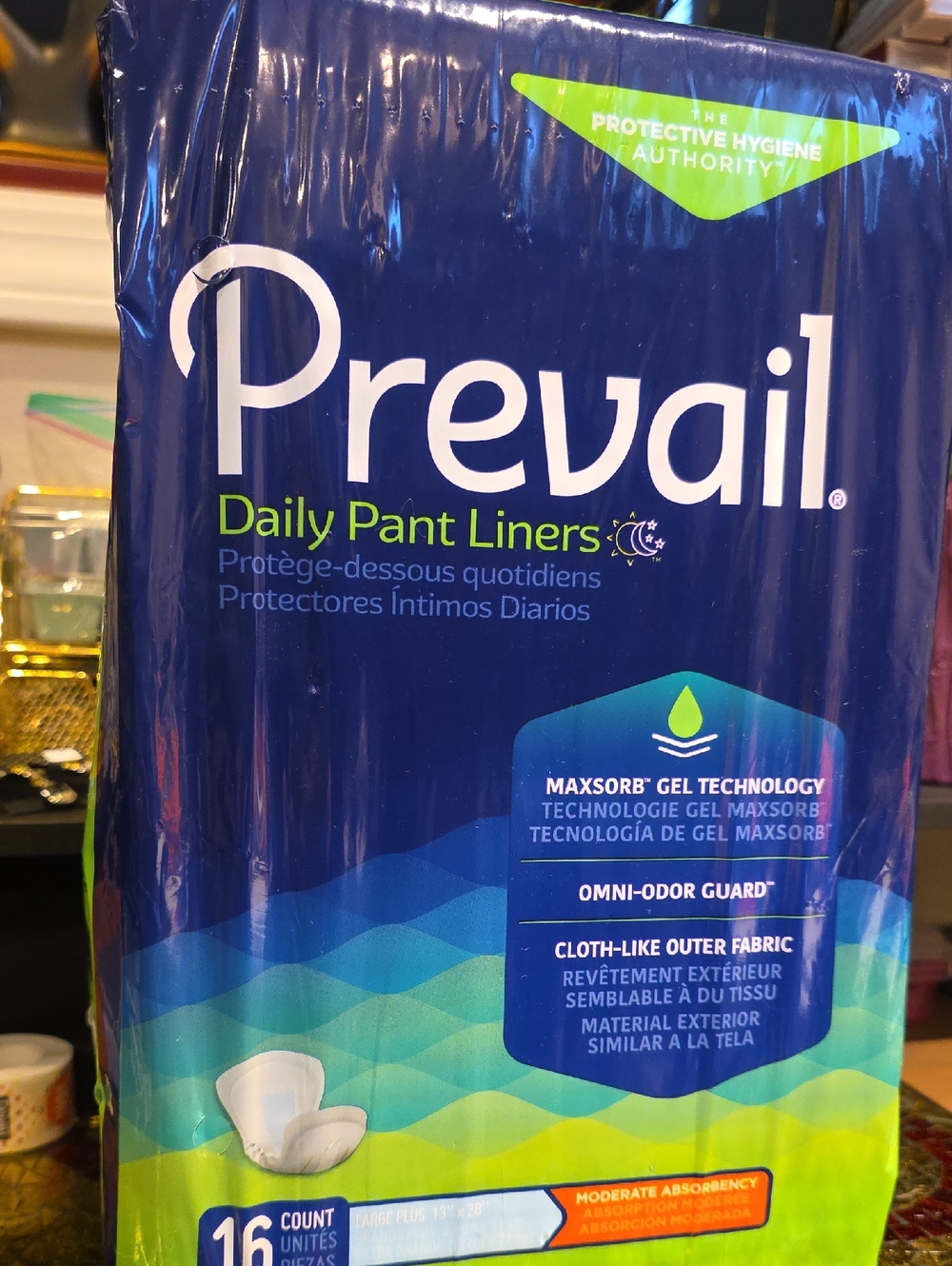 Prevail Daily Pant Liners - Blue
